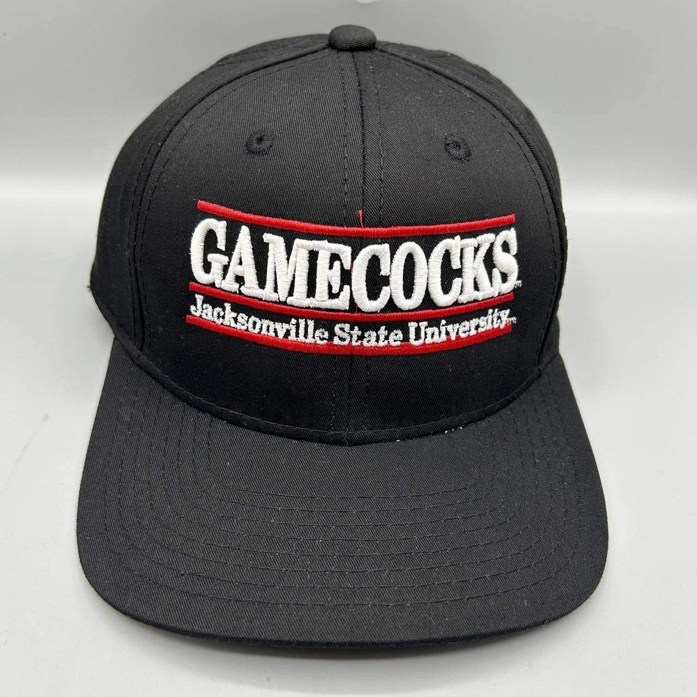 Jacksonville State University Gamecocks Hat Men Black The Game Snap Back Cap New